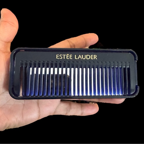 Vintage ESTEE LAUDER Comb Mirror Set Travel Size 5” Purse Vacation Travel Mini - Picture 4 of 8